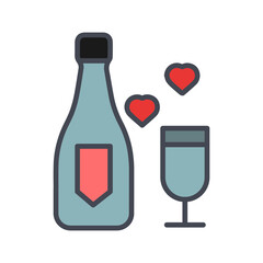 Champagne Vector Icon