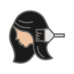 Hair Color Vector Icon