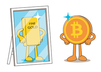 bitcoin is gold 2.0. evolution of investment assets. wealth goods past and present