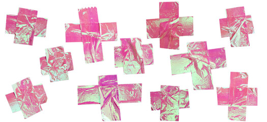 Straight Black Duct Tape Strips