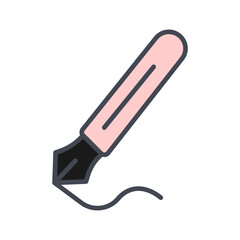 Fountain Pen Vector Icon
