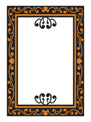 Vintage Gold Deco Ornamental Frames Vector Art Deco