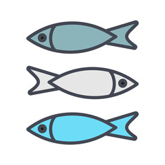 Sardine Vector Icon