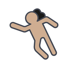 War Victim Vector Icon