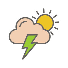 Weather Symbols Vector Icon