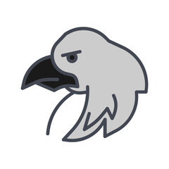 Bald Eagle Vector Icon