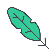 Feathers Vector Icon