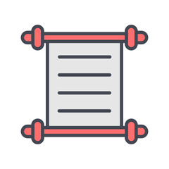 Manuscript Vector Icon