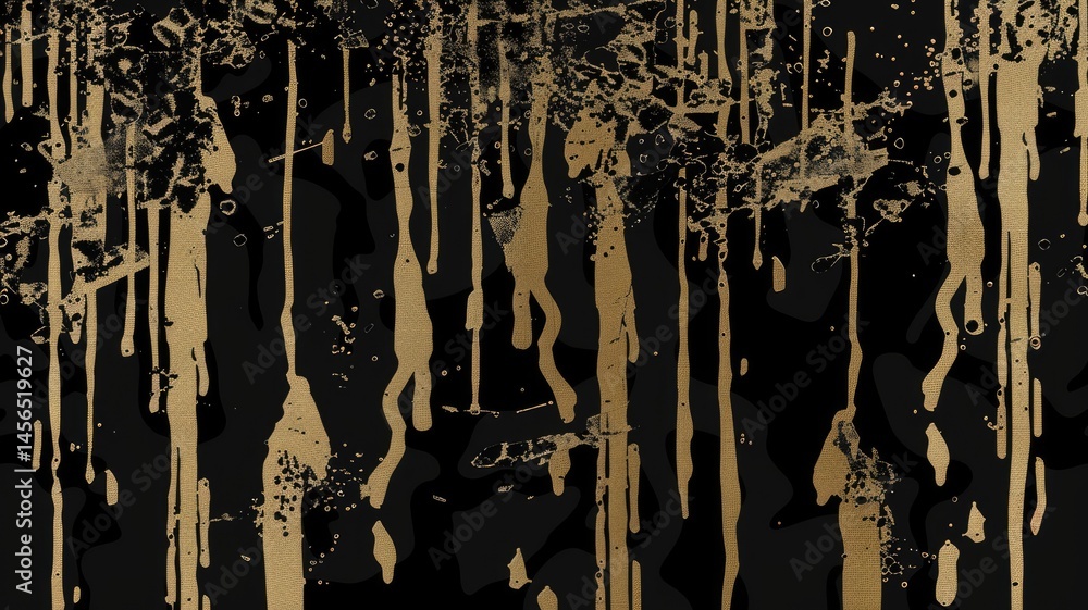 Poster explore this abstract pattern featuring glitchy lines and broken textures. the design combines dark 