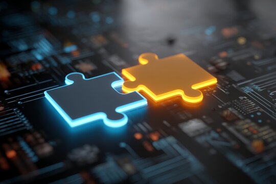 Piecing together a puzzle is analogous to the concept of business strategy, which comprises devising successful solutions, utilizing business logic, resolving problems, and promoting collaboration