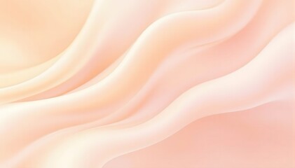 Abstract soft wave background in pastel gradient tones