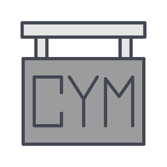 Gym Community Vector Icon
