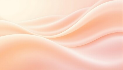 Fototapeta premium Abstract soft wave background in pastel gradient tones