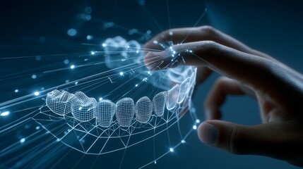 Pioneering dental methods and 3D printed dental prosthetics on a digital schematic