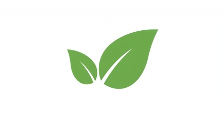 Green Leaves Eco-Friendly Nature Logo Design