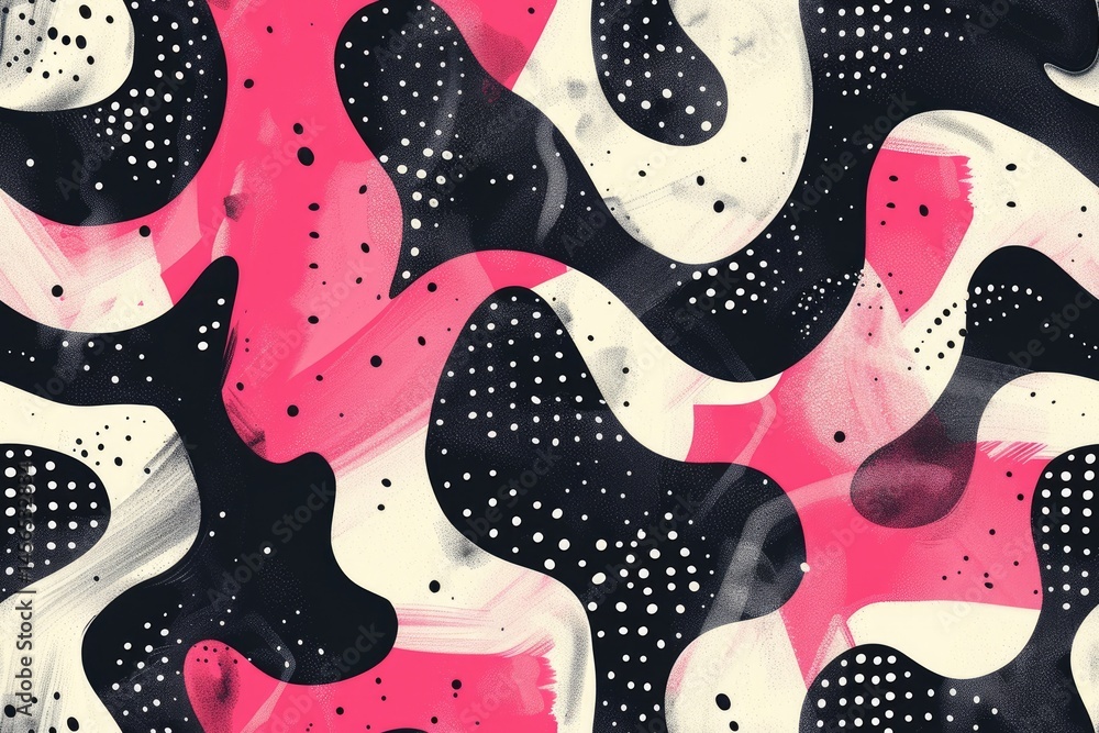 Poster abstract flowing shapes in soft pastel colors. background image of marble texture with vibrant color