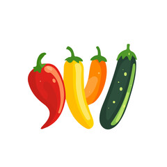 My Simple flat 2D icon of a grilled vegetables isolated on a transparent background, vector, flat design, animation design, simple flat 2D icon, minimalist design
