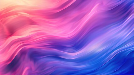 Obraz premium Abstract vivid colorful wave flowing express energetic texture. Seamless texture of vividness curve swirling convey sense of harmony and wonderful scene perfect for effect and graphic design. AIG51.