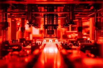 Manufacturing industry integrates robotic vision sensor camera system for industry 4.0 and advanced technology