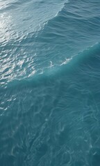 Subtle blue water wave texture  Tranquil ocean surface , banner, tint