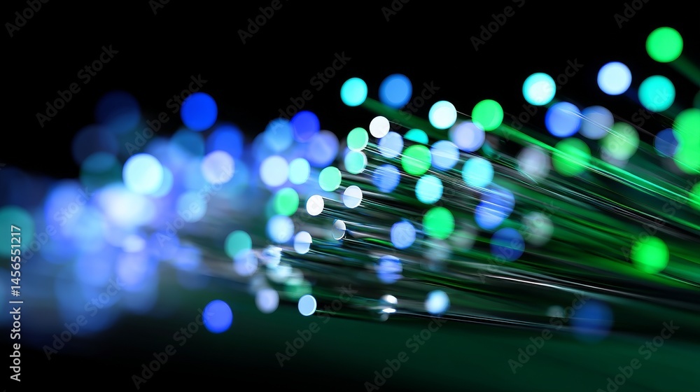 Aufkleber the image depicts an abstract blue technology background, an abstract tech background, a floating nu