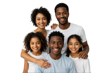 Happy Black Family Portrait A Celebration of Love and Unity