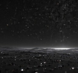 Naklejka premium Vast expanse of glittering stars scattered across inky black , constellations, cosmic dust, beauty