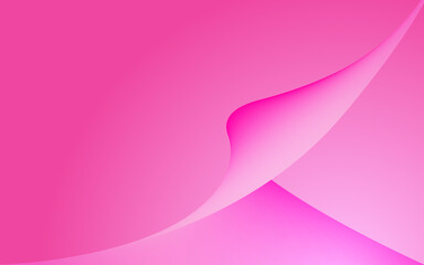 Elegant abstract pink background featuring smooth flowing curves, ideal for projects emphasizing sophistication, tranquility, and modern elegance, suitable for various design, advertising, and creativ