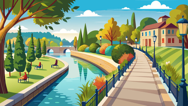 promenade sur les bords de Marne, chemin de halage - Val de Marne - Chennevi&egrave;res sur Marne