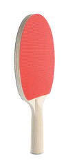 One ping pong racket isolated on white