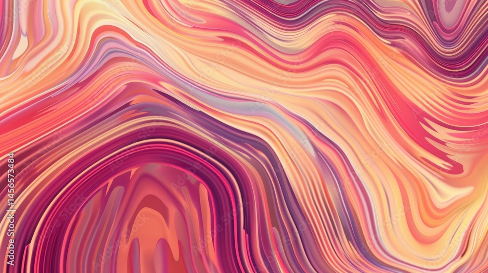 Poster abstract vivid colorful wave flowing express energetic texture. seamless texture of vividness curve 
