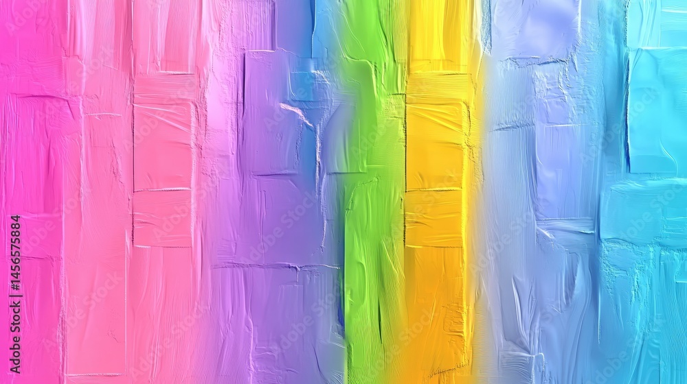 Poster Multicolor gradient background with subtle static noise for a modern, artistic feel