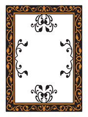 Classic Curves Ornamental Frames Vector Art Deco
