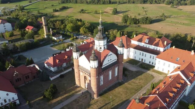 Monastyr w Supraślu z drona