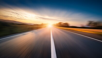 Naklejka premium blur image of motion as fast on the road