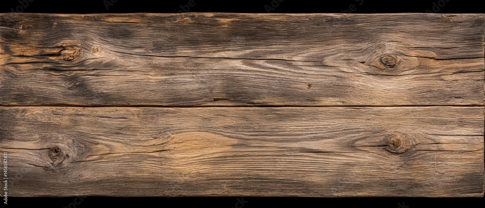 Poster rustic wood planks background close up overhead shot showing grain knots and weathered texture for d