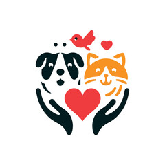 pet logo vector for pet shop 