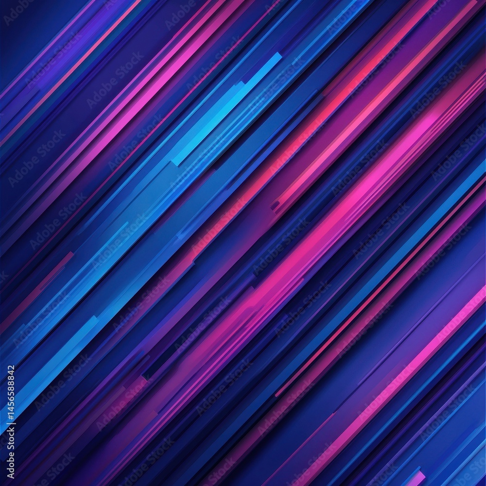 Aufkleber abstract lines in vibrant colors with dynamic movement effect