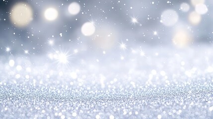 A white glittery background with sparkling shimmer, creating an enchanting atmosphere for a phone wallpaper. The twinkling stars add a touch of magic to the scene.