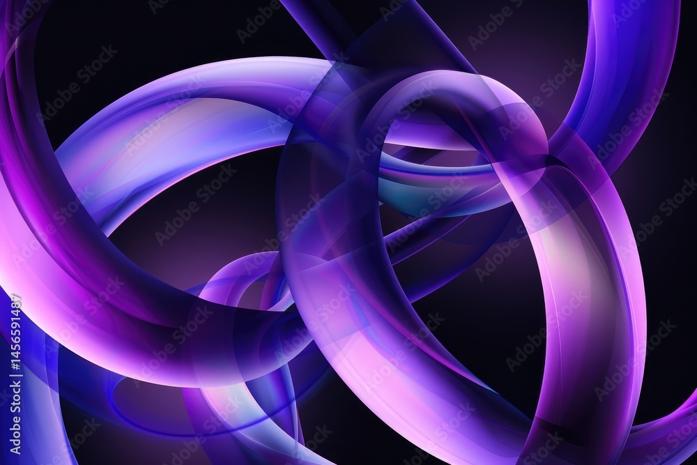 Poster abstract purple color wave flowing express the energetic ripple. seamless texture of vividness curve
