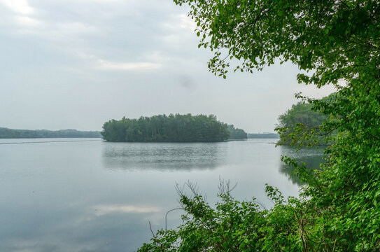 Blick auf den Elbsee bei Hilden