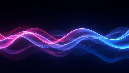 Obraz premium Ultra-unique abstract composition with radiant light flows