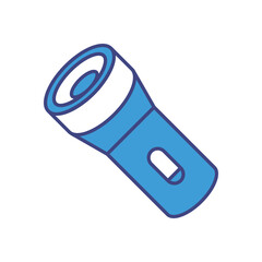 Flashlight vector icons stock illustration