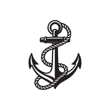 anchor and rope