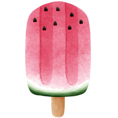 Watermelon ice cream