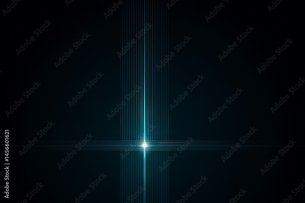 Poster the abstract and futuristic aspects of science have created a blurred line between reality and a blu
