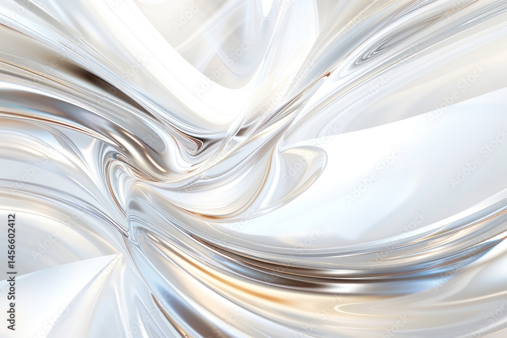 Poster abstract vivid color liquid wave flow express energetic surface. seamless texture chrome vividness c