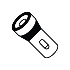 Flashlight vector icons stock illustration
