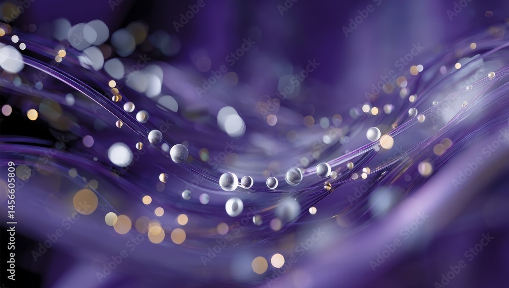 Poster futuristic technology lines set against a background with a light effect