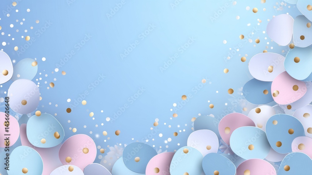 Poster a clean and minimal design defines this tech background, which boasts a pastel color scheme and a pr